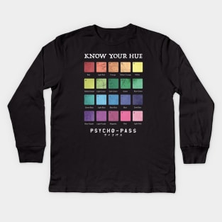 Know your Hue Kids Long Sleeve T-Shirt